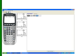 Entering data, histogram, box plot