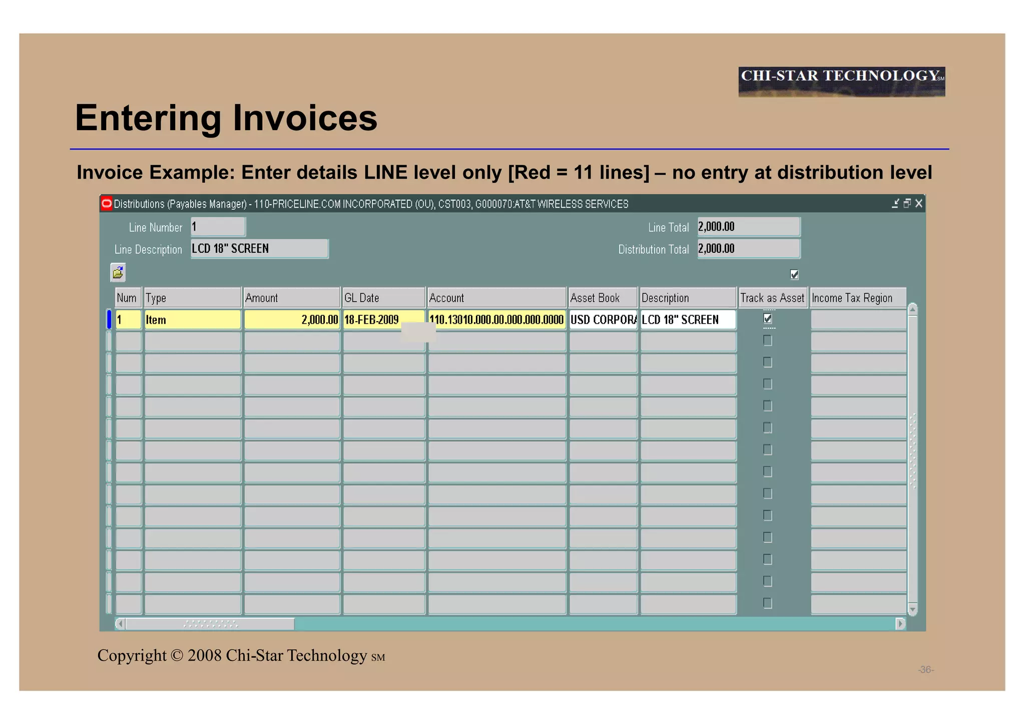Entering Invoices in Oracle Payables | PPT