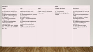 enteropathic arthritis causes diagnosis and treatment | PPTX