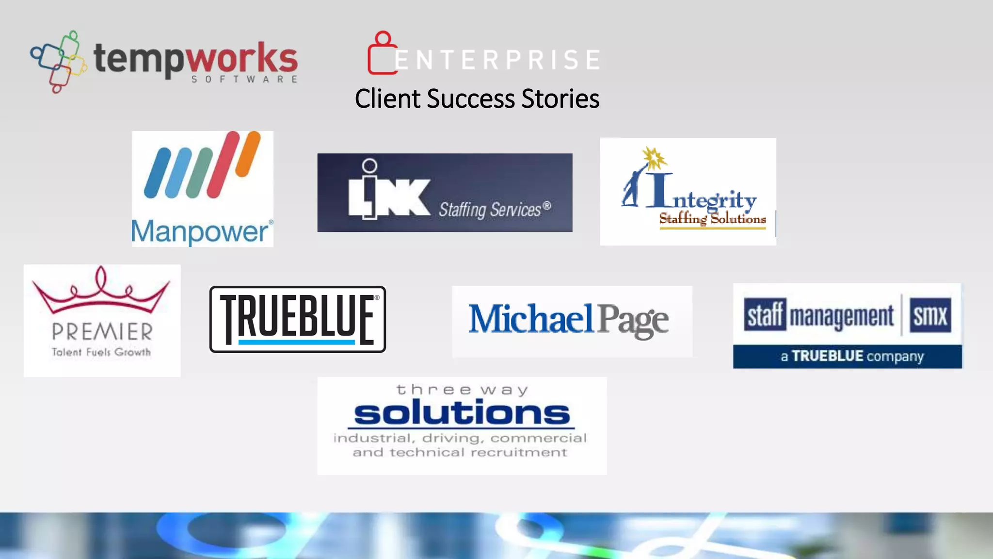 Client Success Stories
 