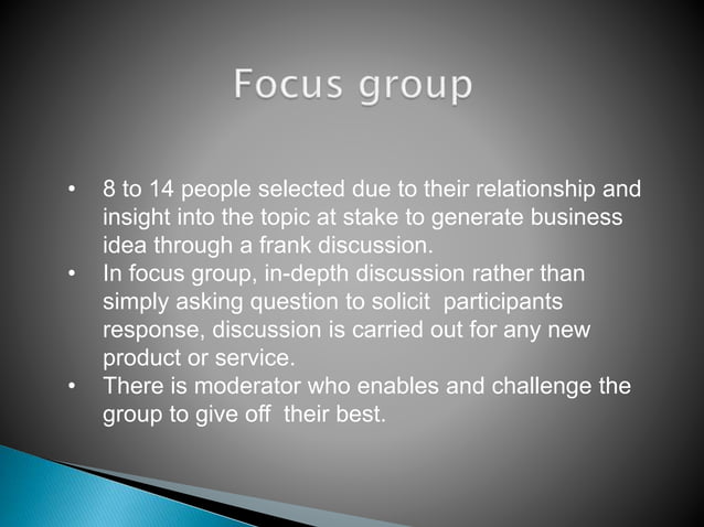 Method of generating ideas | PPTX | Startups | Business