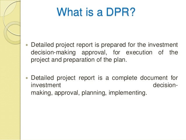 Project report on business plan picture