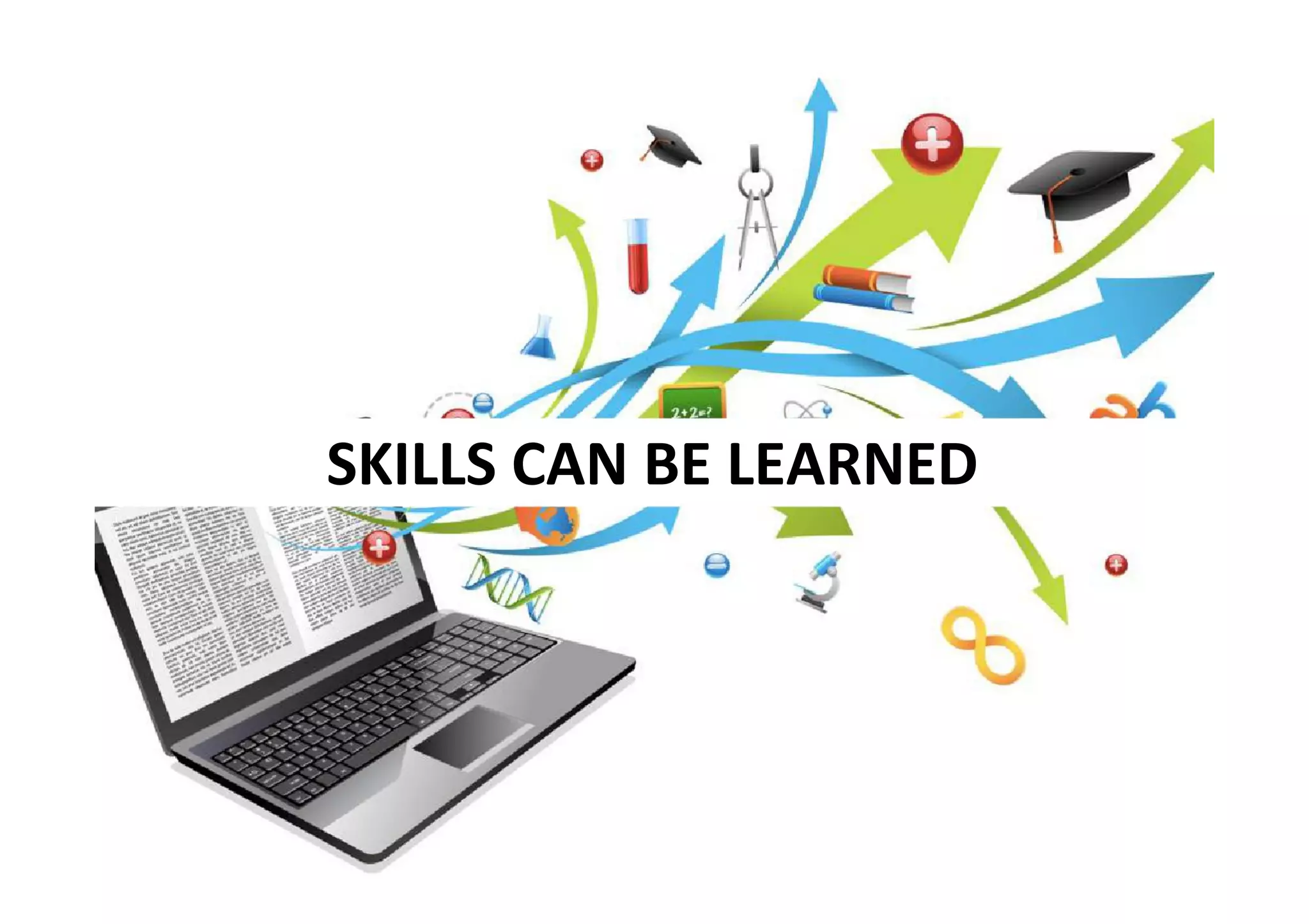 SKILLS CAN BE LEARNED