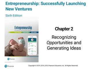 Recognizing and Generating Business Ideas for Entrepreneurial Success | PDF