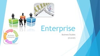 Enterprise
Business Studies
(A Level)
 
