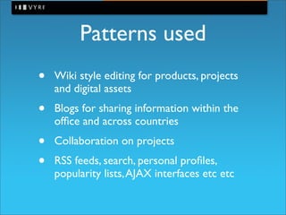 Enterprise 2.0 in practice