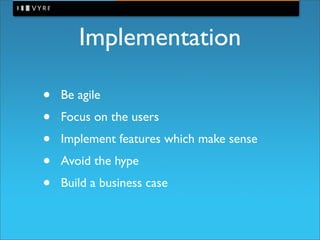 Enterprise 2.0 in practice