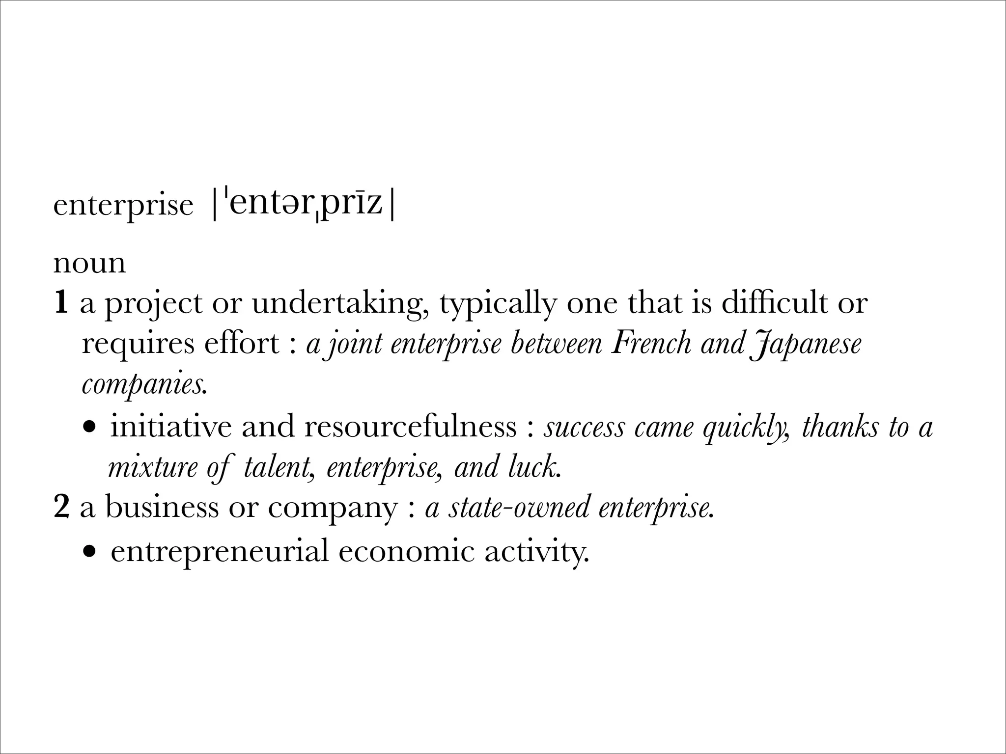 Emerging trends (internal presentation)