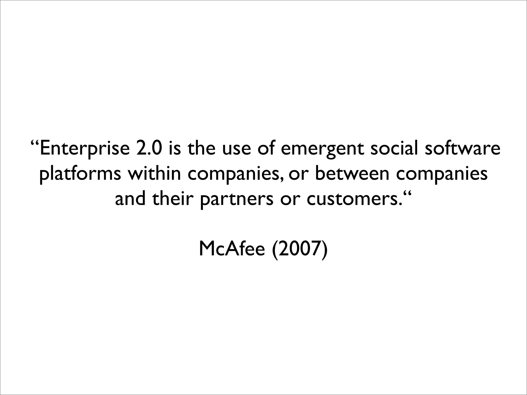 Emerging trends (internal presentation)