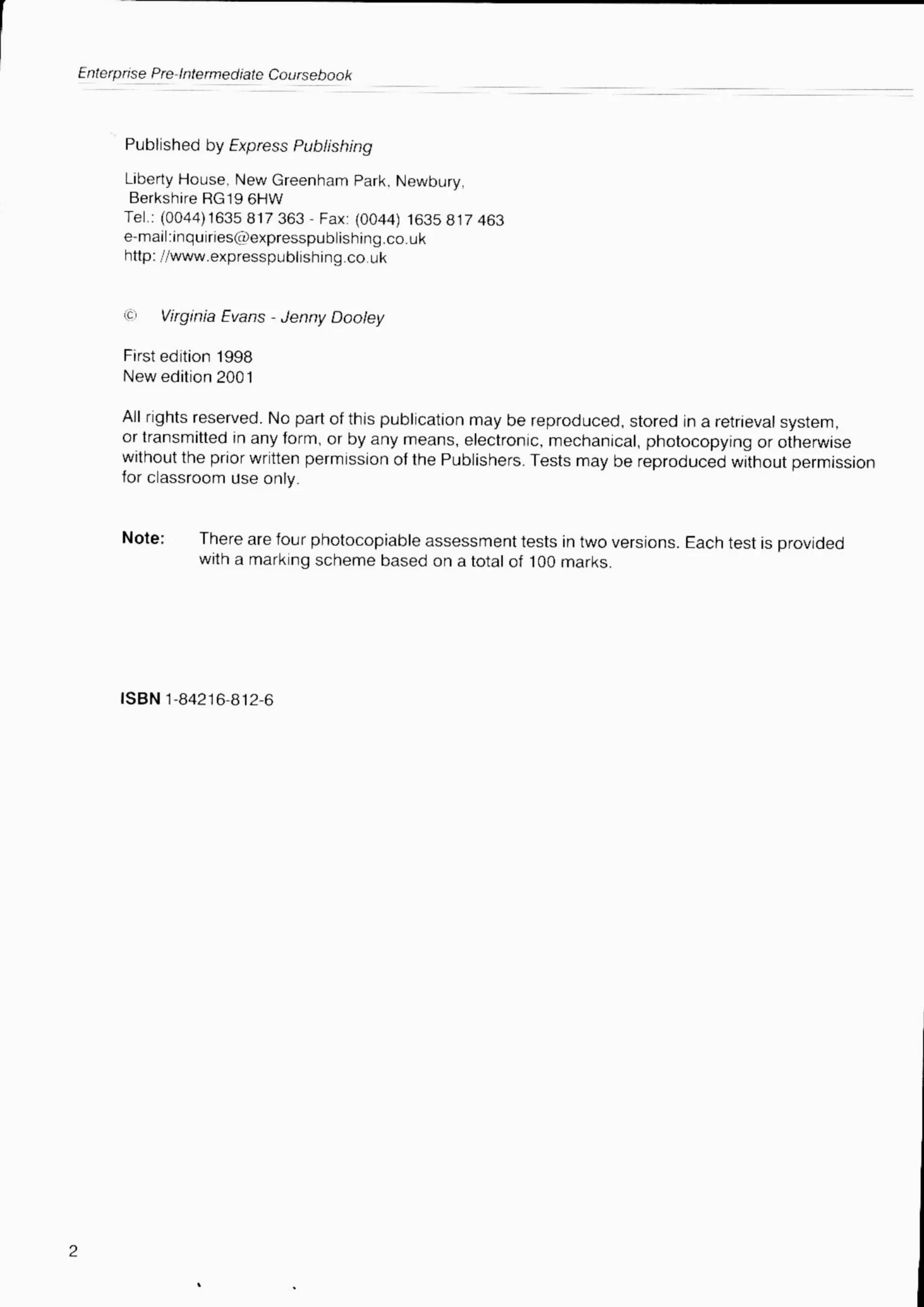 Enterprise 3 teacher's book | PDF