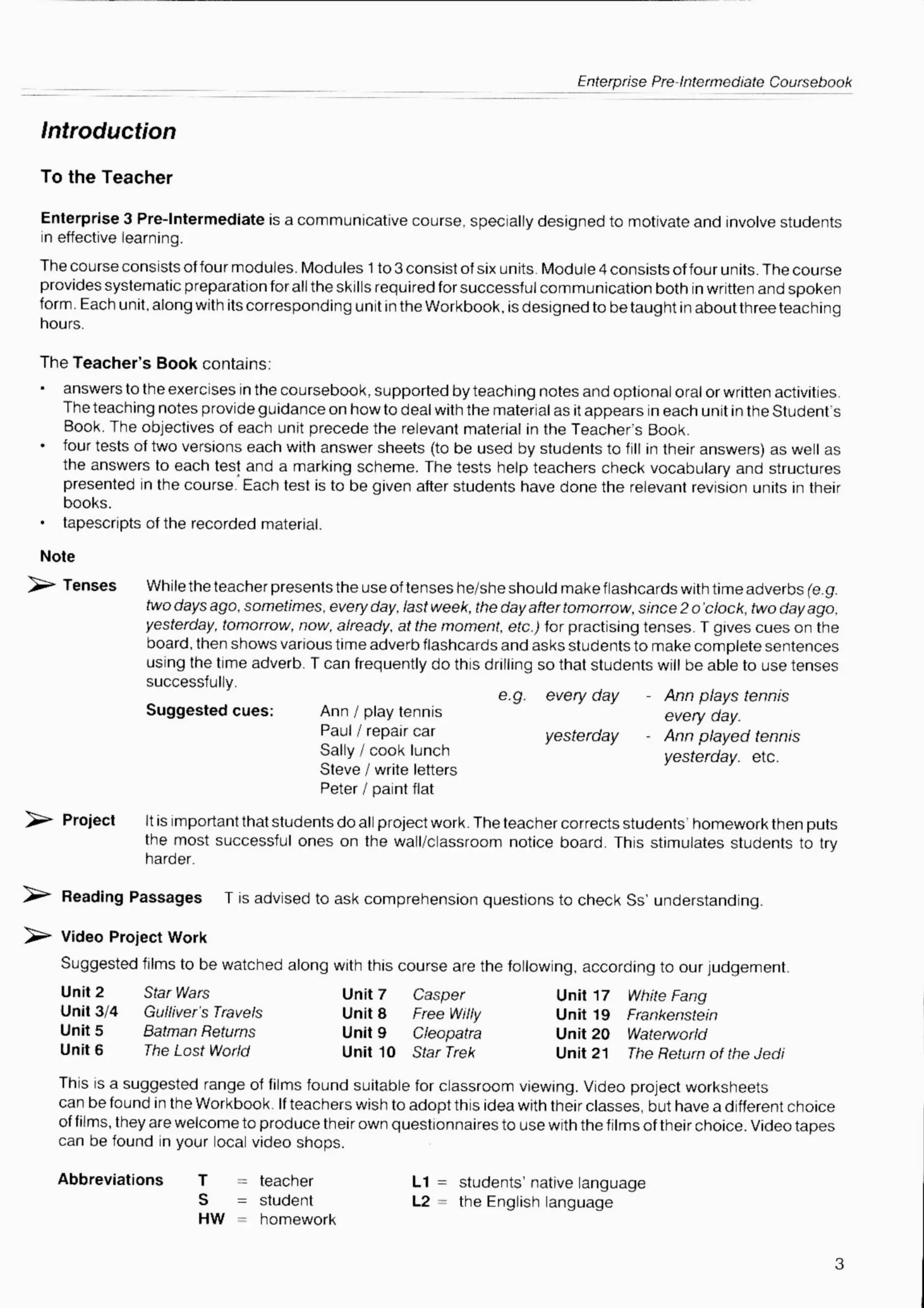 Enterprise 3 teacher's book | PDF