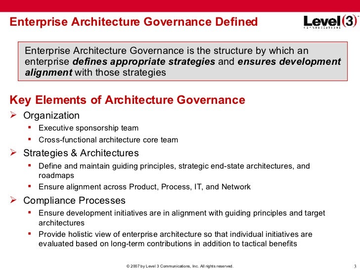 Enterprise Architecture Governance A Framework for Successful Busine…