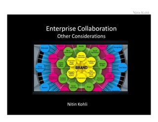 Nitin Kohli



Enterprise Collaboration
   Other Considerations
   Other Considerations 




       Nitin Kohli
 