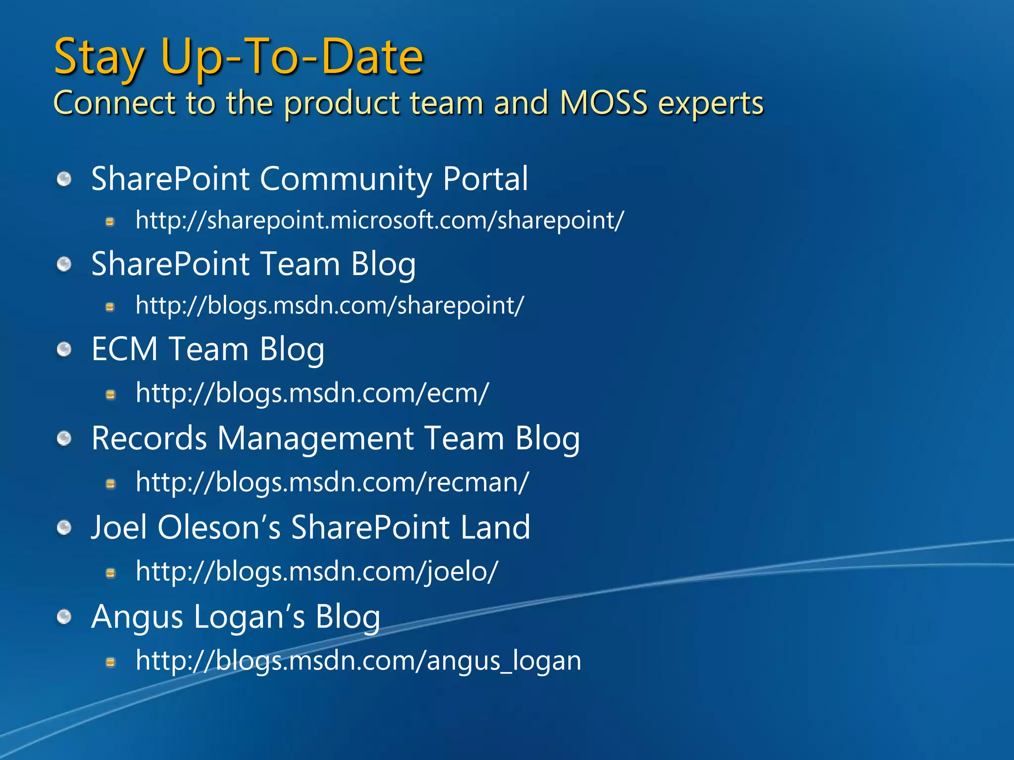 Enterprise Content Management and Microsoft Office SharePoint Server 2007 - Unlocking the Opportunity