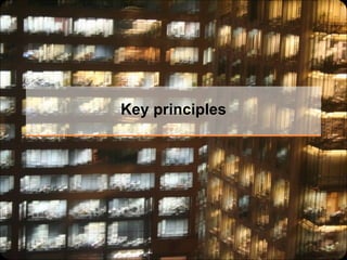 Key principles 