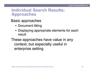 Individual Search Results:
Approaches
Basic approaches
      •  Document titling
      •  Displaying appropriate elements ...