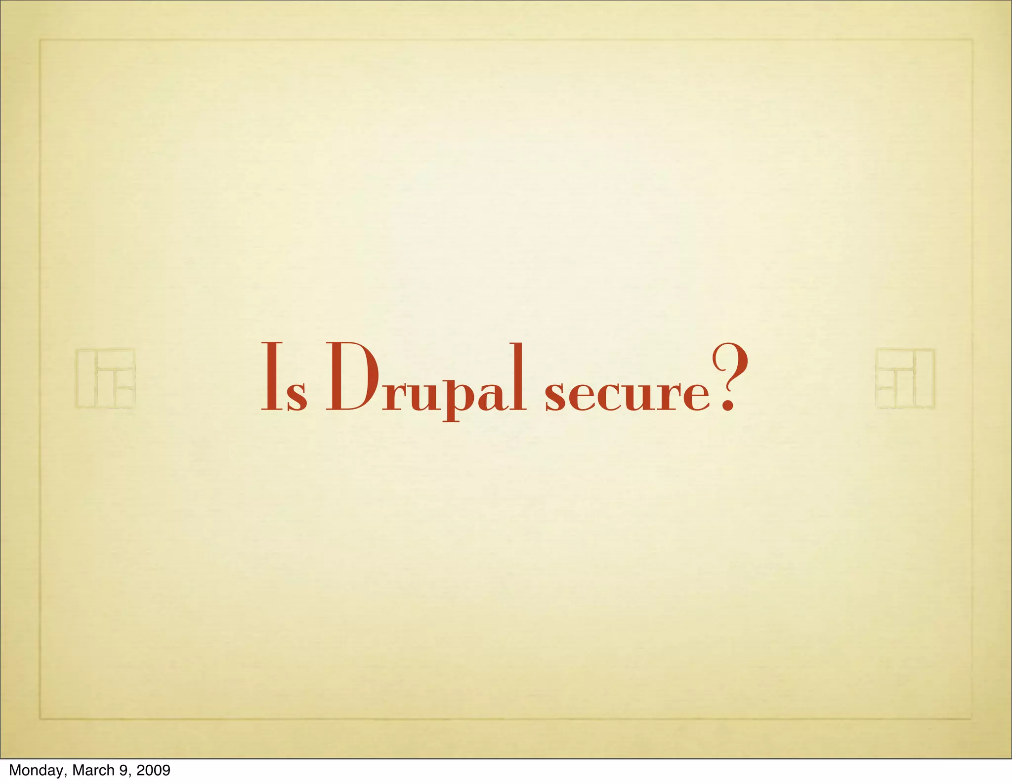 The Case for Drupal in the Enterprise