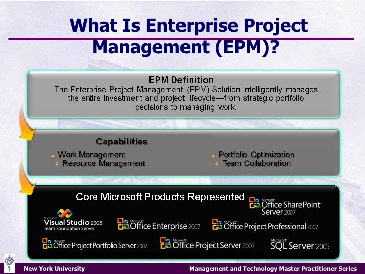 entreprise project management