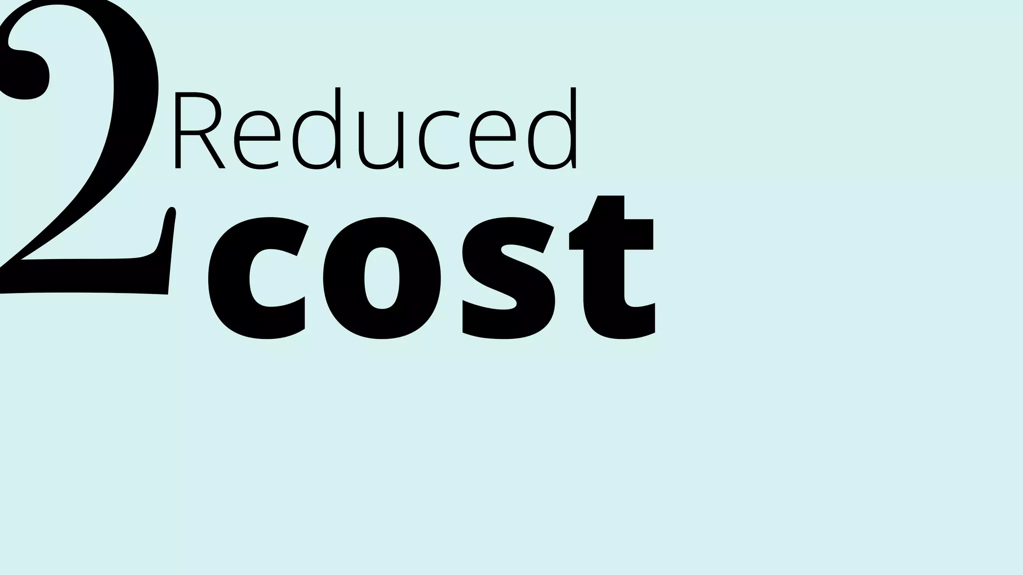 Reduced
cost2
 