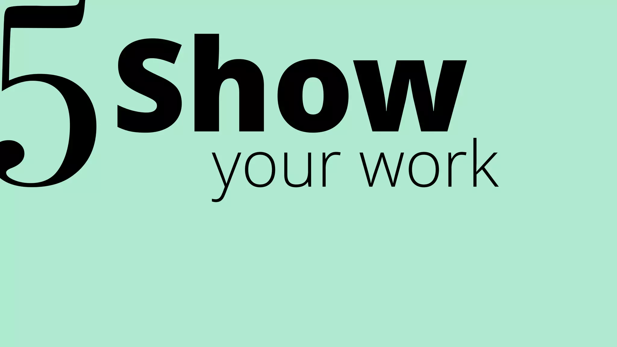 your work
Show5
 