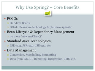 Enterprise Spring Building Scalable Applications | PPT