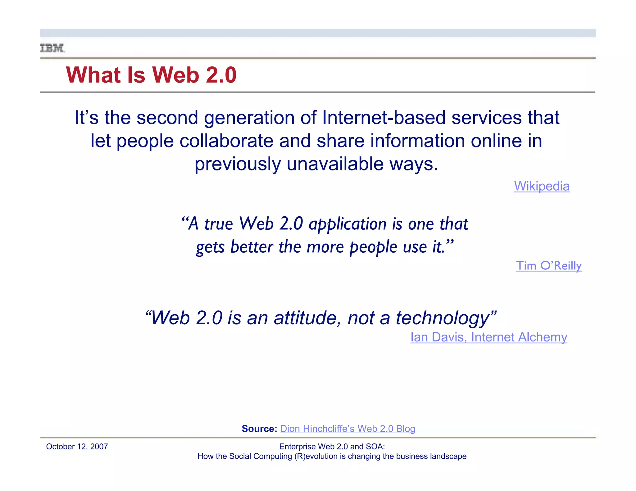 Enterprise Web 2.0 and CI: How the Social Computing (R)evolution is Changing the Landscape