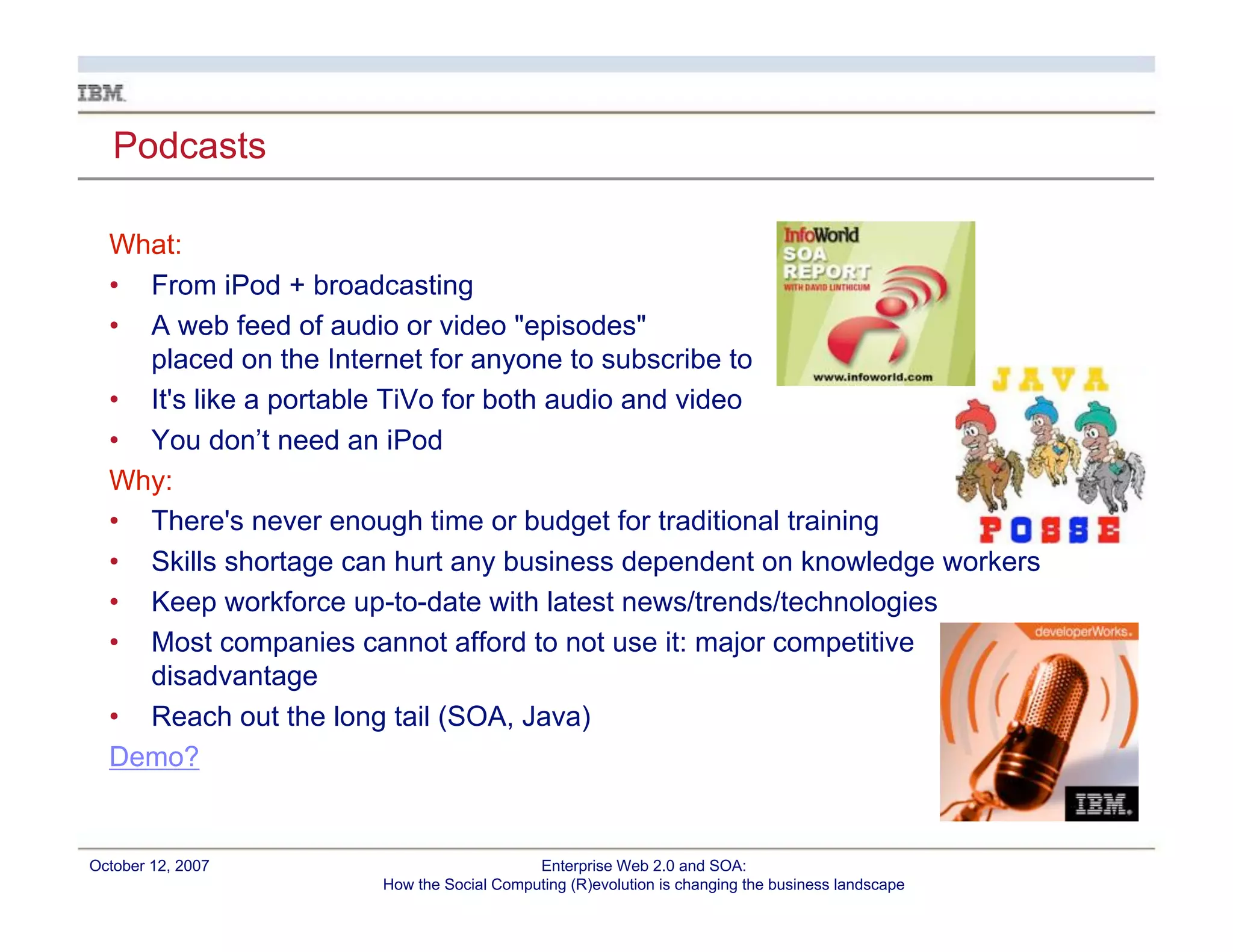 Enterprise Web 2.0 and CI: How the Social Computing (R)evolution is Changing the Landscape