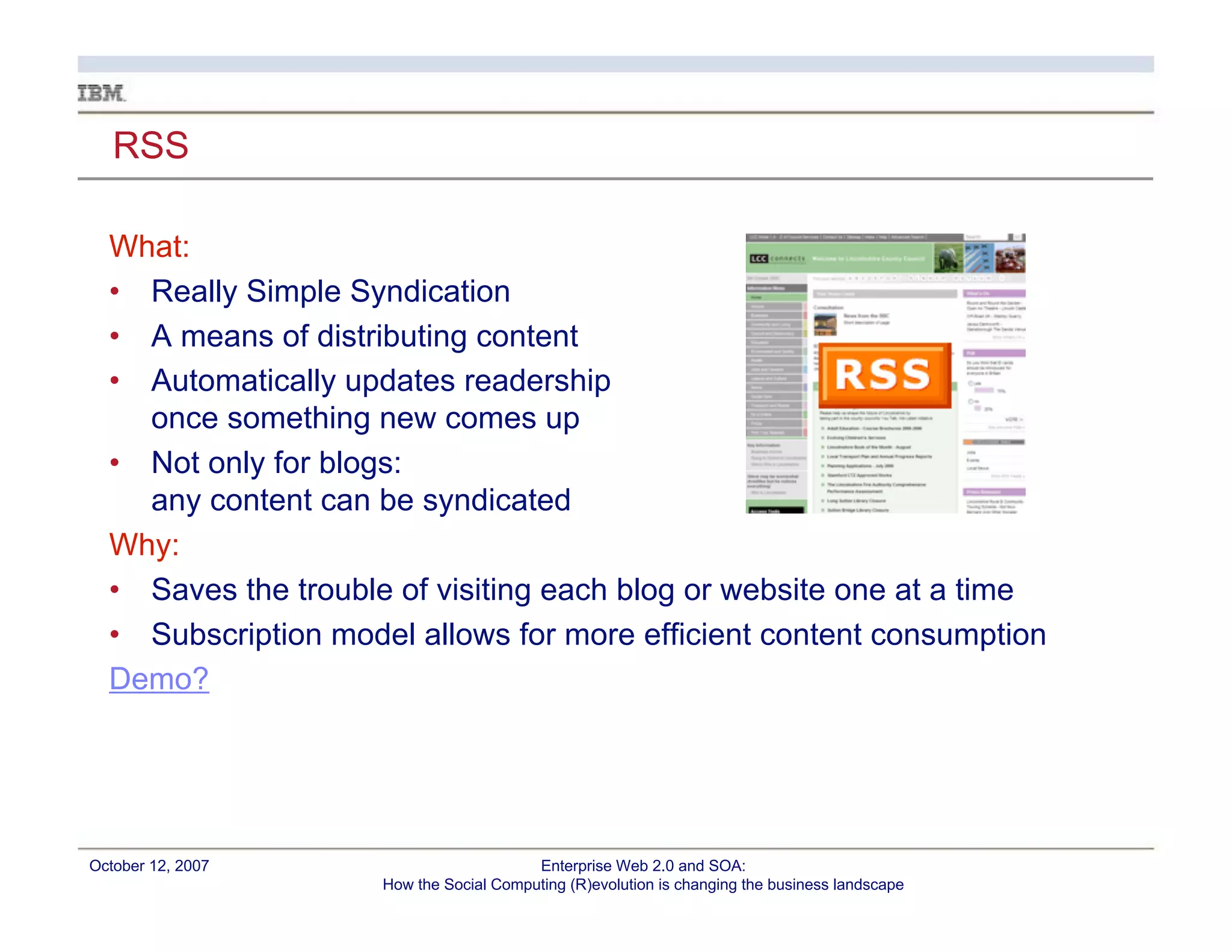 Enterprise Web 2.0 and CI: How the Social Computing (R)evolution is Changing the Landscape