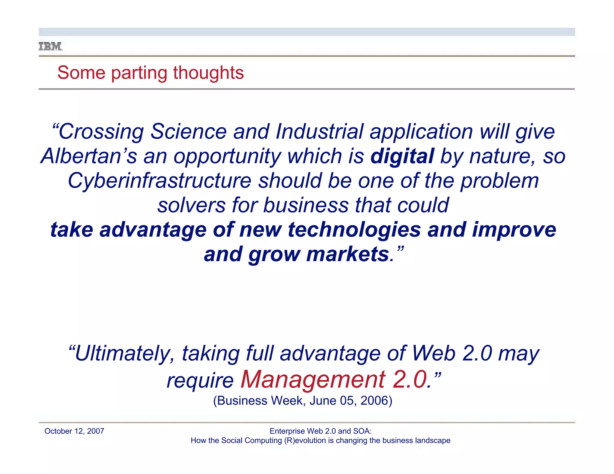 Enterprise Web 2.0 and CI: How the Social Computing (R)evolution is Changing the Landscape