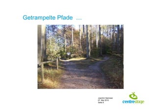 Getrampelte Pfade …




                      Joachim Niemeier
                      07. Mai 2010
                      Seite 8
 