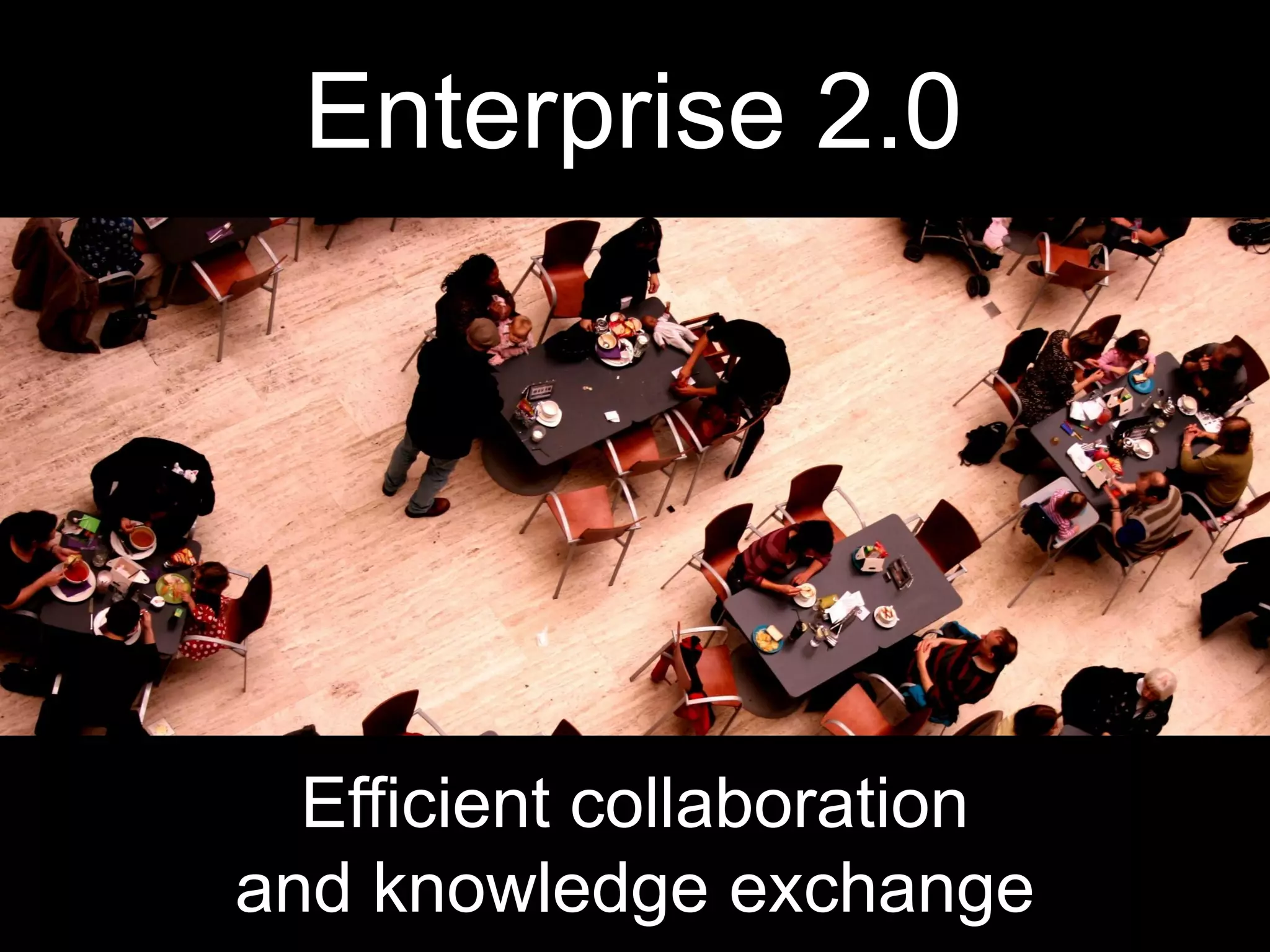 Enterprise 2.0 - Efficient Collaboration and Knowledge Exchange