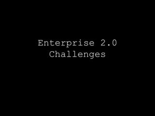 Enterprise 2.0 Musings