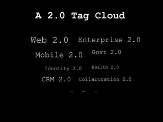 Enterprise 2.0 Musings
