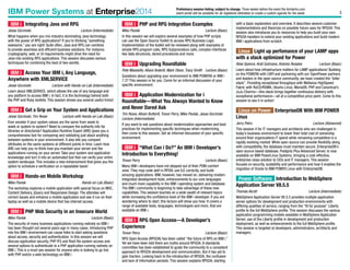 IBM Enterprise 2014 - Technical University Abstract Guide | PDF