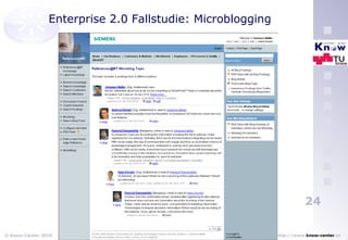 Enterprise 2.0 Fallstudie: Microblogging 