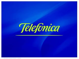 Telefônica Pesquisa e Desenvolvimento
Internet e Multimídia
© 2008 Telefónica Investigación y Desarrollo, S.A. Unipersonal
 