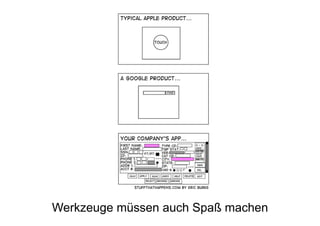 Werkzeuge müssen auch Spaß machen
 