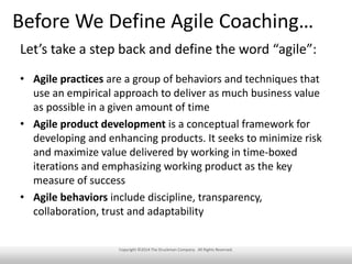 Enterprise Agile Coaching - Professional Agile Coaching #3 | PDF