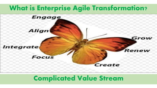 What is Enterprise Agile Transformation?
Complicated Value Stream
 