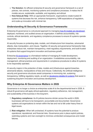 Enterprise AI Security Governance A Practical Framework for Trusted ...