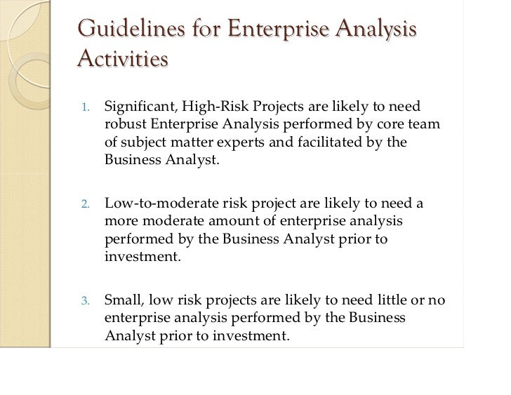 Enterprise Analysis