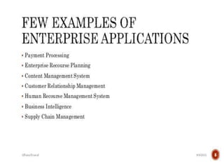Enterprise application development | PPTX
