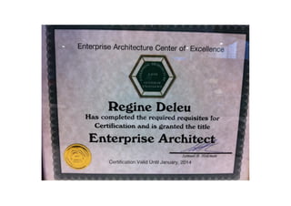 Enterprise Architect Certification