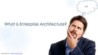 What is Enterprise Architecture?
!!!!!
Mohamed Sami - https://melsatar.blog/
 