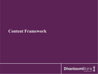Content Framework
 