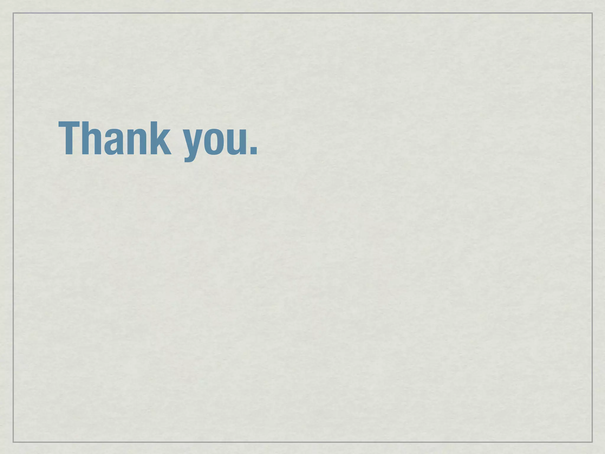 Thank you. 