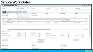 Service Work Order
 