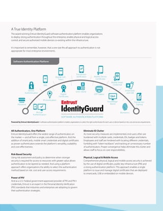 Entrust Enterprise Authentication | PDF | Operating Systems | Computer ...