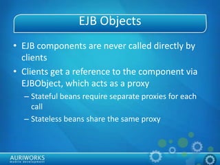 Enterprise beans | PPTX