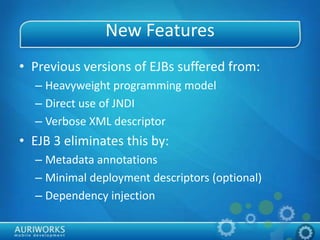 Enterprise beans | PPTX